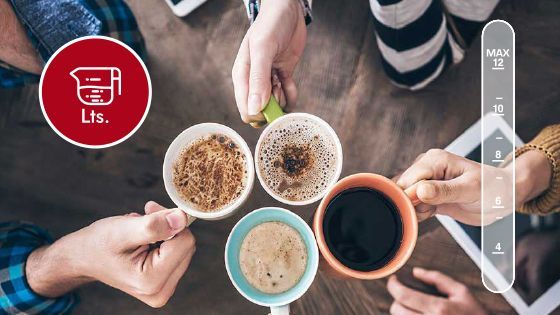 Capacidad cafetera