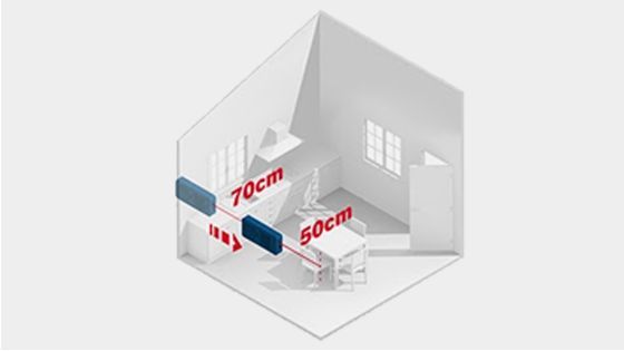 Medidor Bosch GLM 50 C de 50 m con bluetooth