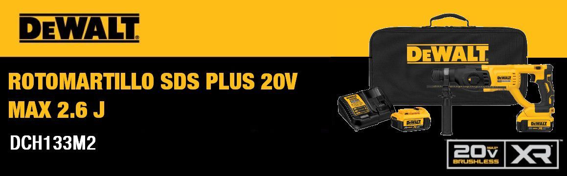 KIT, COMBO, ROTORMARTILLO, ROTOMARTILLOS, HERRAMIENTAS, INALAMBRICAS, DEWALT, SDS PLUS,DCH133M3