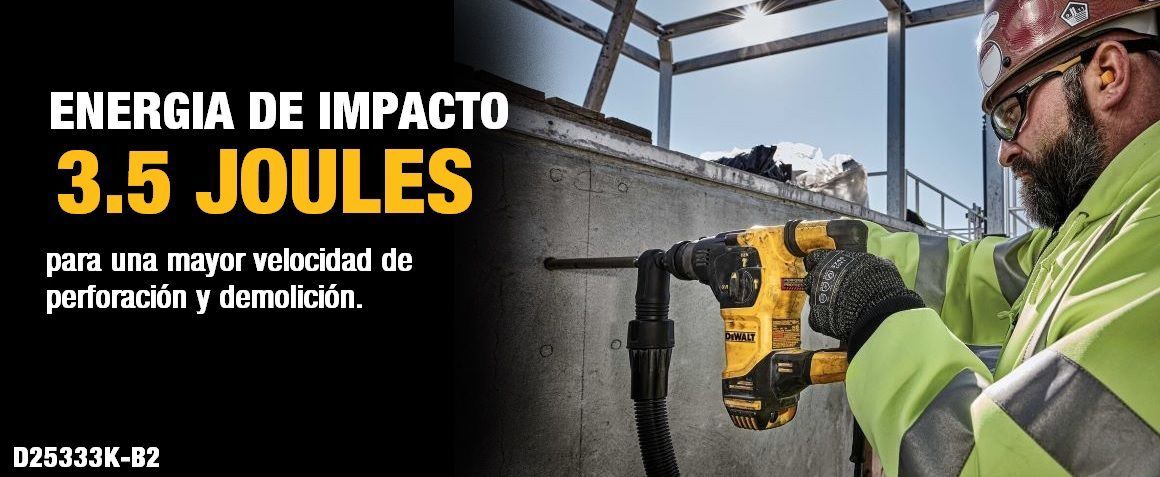 ROTOMARTILLO, ROTOMARTILLOS, SDS PLUS,  HERRAMIENTAS, ELECTRICAS, CON CABLE, 950W, MALETA, DEWALT,D25333K-B2;D25333K