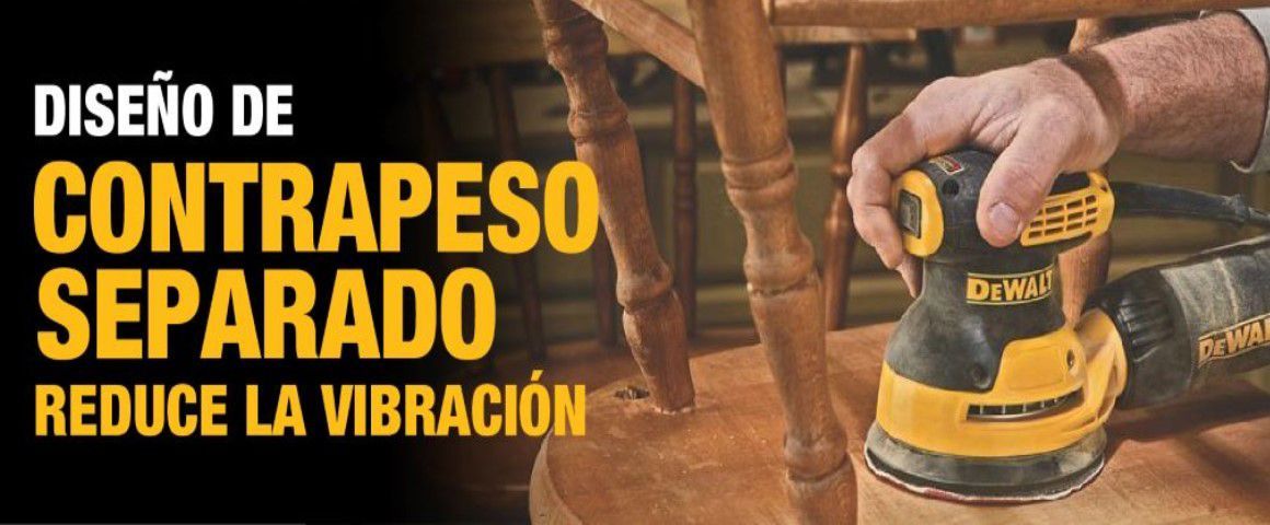LIJADORA ORBITAL, ROTO ORBITAL, HERRAMIENTAS CON CABLE, ELECTRICA, DEWALT,DWE6421-B2