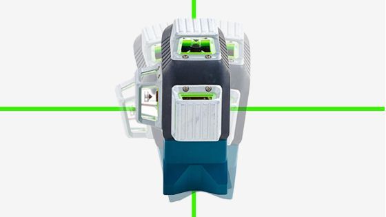 Nivel Láser de líneas verdes 120 metros 360° con bluetooth GLL 3-80 CG