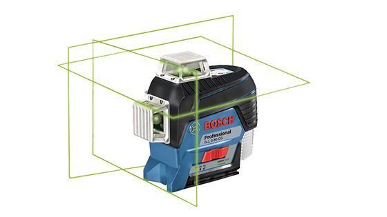 Nivel Láser de líneas verdes 120 metros 360° con bluetooth GLL 3-80 CG