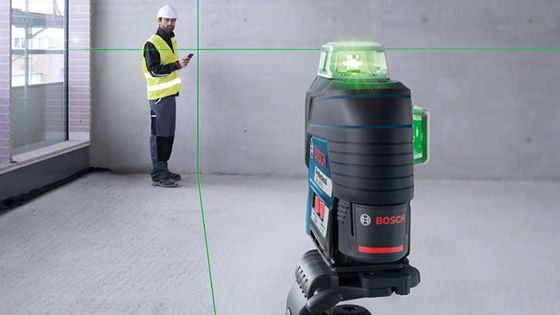 Nivel Láser de líneas verdes 120 metros 360° con bluetooth GLL 3-80 CG