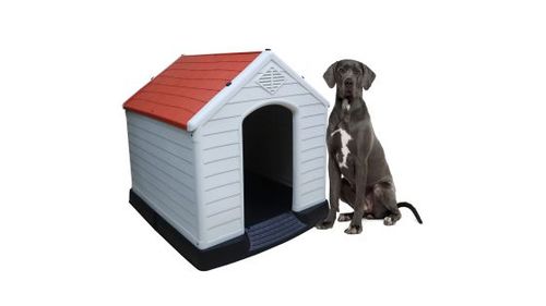 Casa para Perro Raza Grande Plástico 96x98x105cm Petizoos