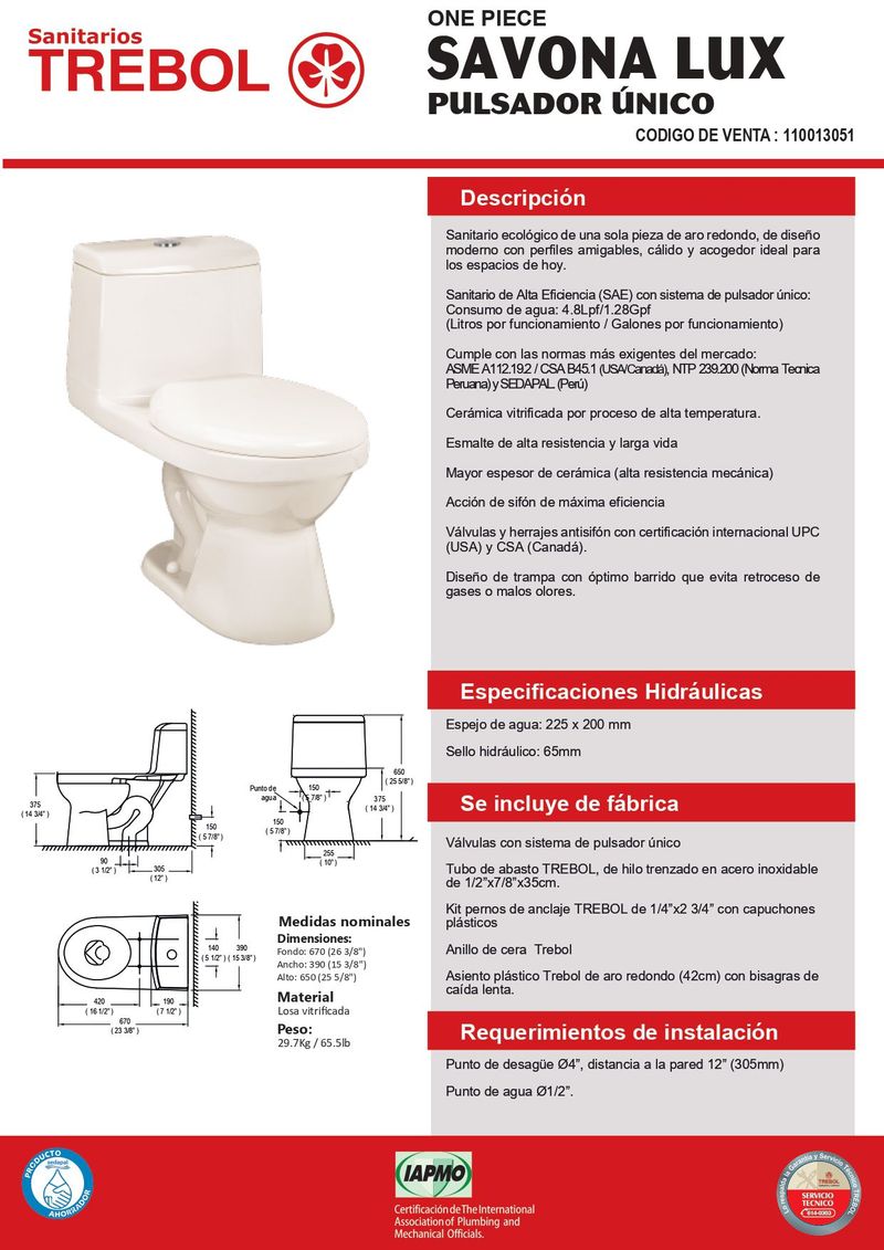 Trebol, bao, grifera