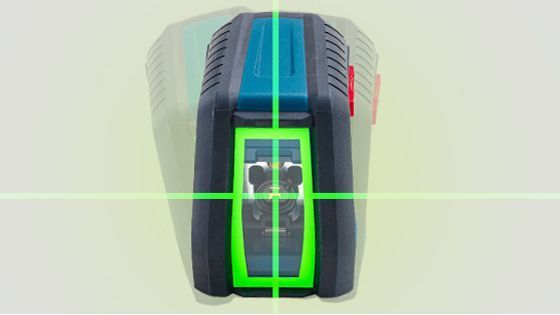 Nivel Láser verde de líneas cruzadas 12 metros Bosch GLL 2-12G