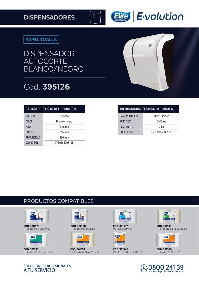 Dispensadores, Papel Toalla, PT, Interfoliada, Higiente, Limpieza, 