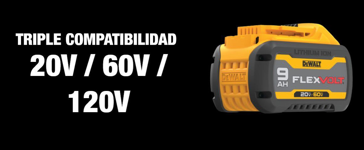 BATERIA, 20V, 60v, 120V, 9AH, DEWALT, DCB609