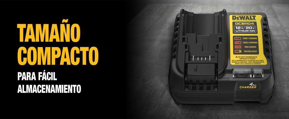 KIT, COMBO, BATERIA, CARGADOR, DCB205, DCB1104, DEWALT