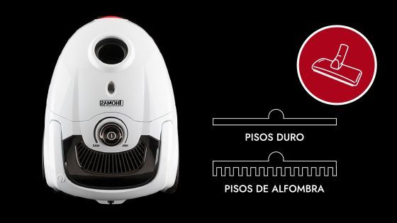 Aspiradora para piso duro y alfombra