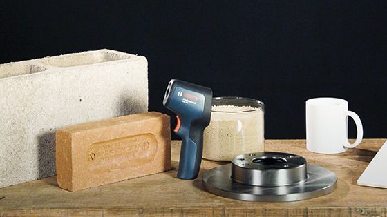Termodetector Infrarrojo de Superficie hasta 500ºC Bosch GIS 500