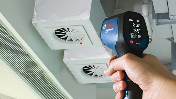 Termodetector Infrarrojo de Superficie hasta 500ºC Bosch GIS 500