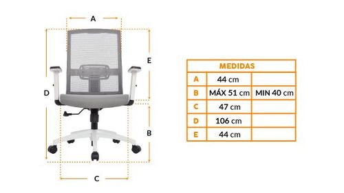 Silla De oficina Gerente Monk 
