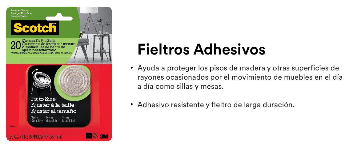 Scotch, bumpers, protectores de pisos, protectores de goma, protectores de puerta, antideslizantes, antideslizante para sillón, protector de goma para sillón, protectores de goma para pisos, antidelizantes para pisos, fieltros, topes de goma, topes para sillón, pads antideslizantes, pads autoadehesivos, pads deslizadores, fieltros adhesivos.