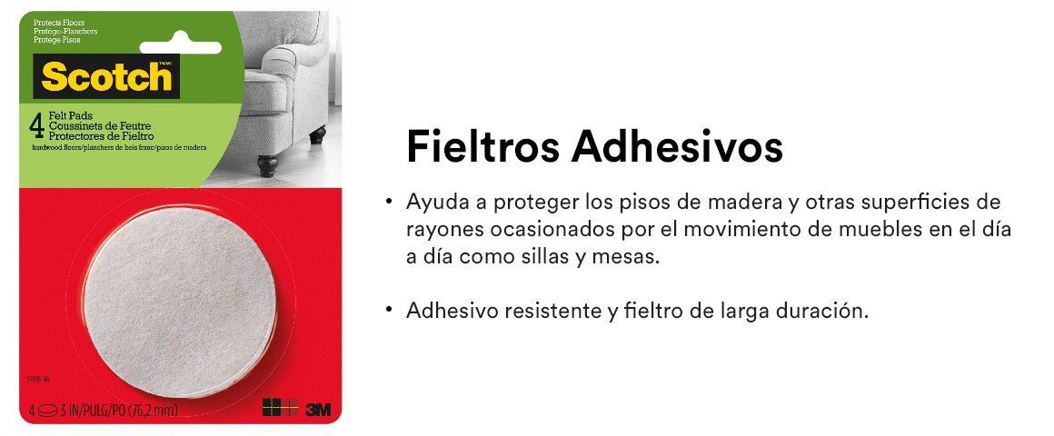 Scotch, bumpers, protectores de pisos, protectores de goma, protectores de puerta, antideslizantes, antideslizante para sillón, protector de goma para sillón, protectores de goma para pisos, antidelizantes para pisos, fieltros, topes de goma, topes para sillón, pads antideslizantes, pads autoadehesivos, pads deslizadores, fieltros adhesivos.
