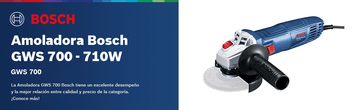 Amoladora Bosch GWS 700-710W