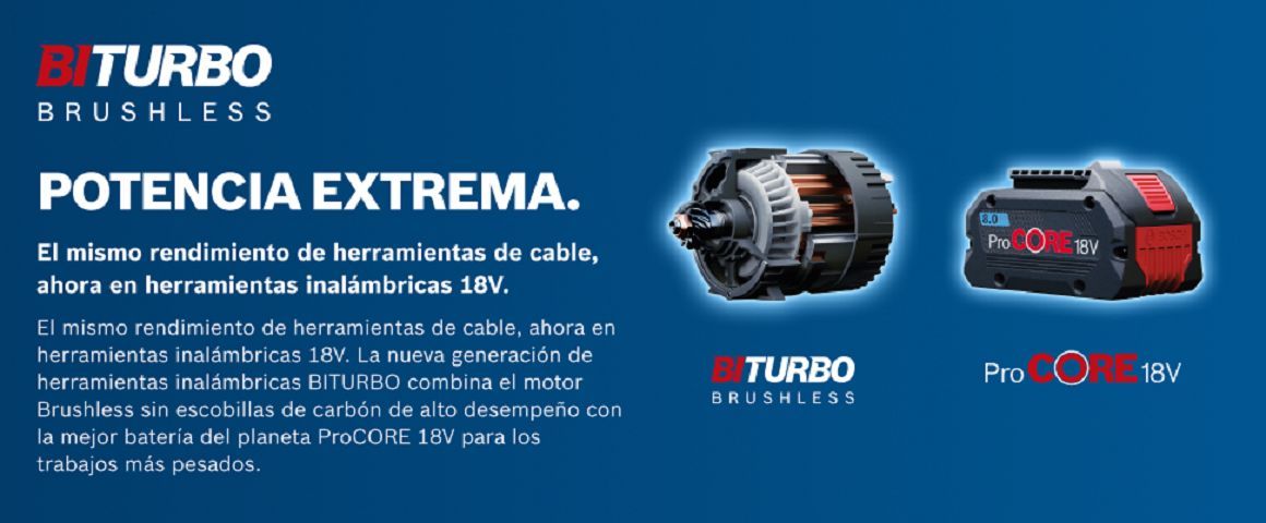 TALADRO ATORNILLADOR PERCUTOR INALÁMBRICO BOSCH GSB 18V-150 C BITURBO Brushless 18V