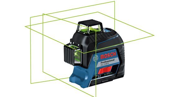 Nivel Láser de líneas verdes 120 metros 360° con bluetooth GLL 3-80 CG