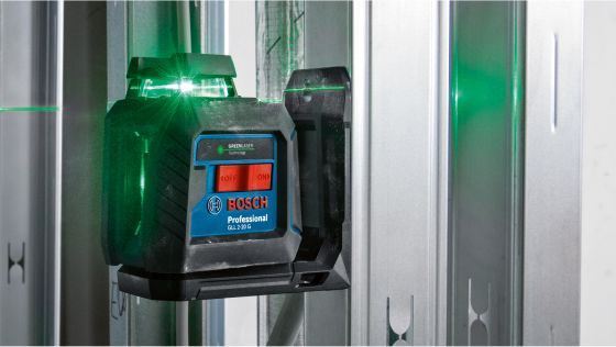 Nivel Láser Verde de Líneas Cruzadas Bosch GLL 2-20G 10m