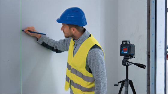 Nivel Láser Verde de Líneas Cruzadas Bosch GLL 2-20G 10m
