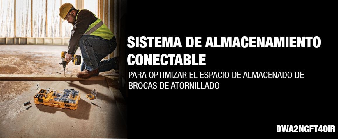 ACCESORIOS, JUEGO DE PUNTAS, SET, ATORNILLAR,DESATORNILLADOR INALAMBRICO, INALAMBRICO, 40 PIEZAS, 50 ACCESORIOS,DEWALT,DWA2NGFT40IR