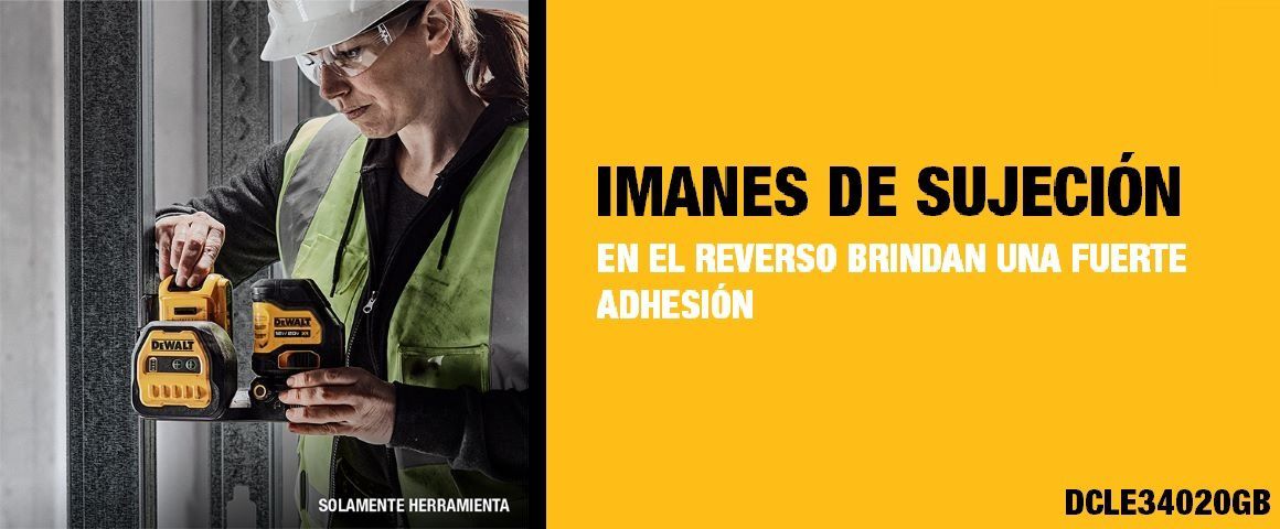 NIVEL LASER, LUCES, VERDES, 3 LINEAS, 3 HACES VERDES, LUZ, LINEAS,DEWALT,DCLE34023