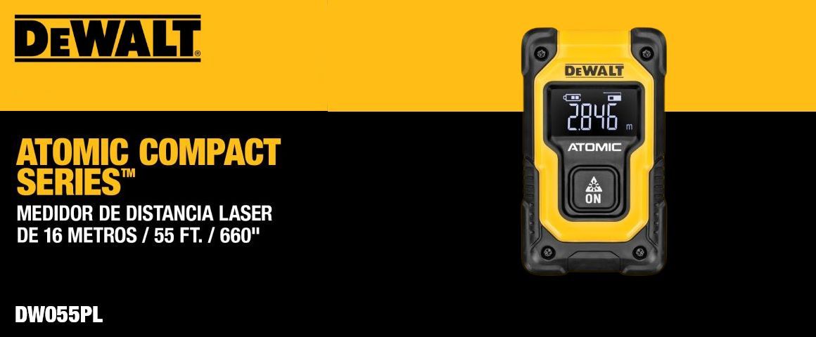 MEDIDOR LÁSER, LASERS, 16M, PRECISIÓN, DEWALT, DW055PL