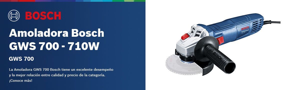 Amoladora Bosch GWS 700-710W