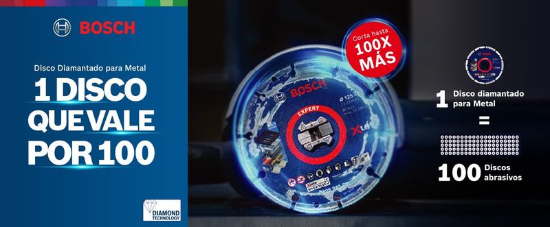 Disco Diamantado para Metal Bosch X-Lock 115mm