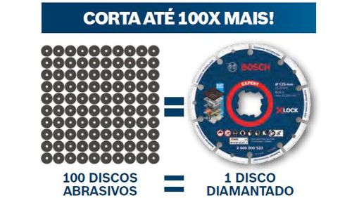 Disco Diamantado para Metal Bosch X-Lock 115mm