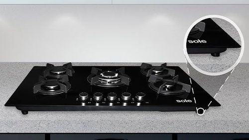 Encimera Vidrio Templado Sole A Gas 90cm