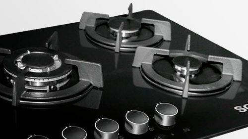 Encimera Vidrio Templado Sole A Gas 90cm