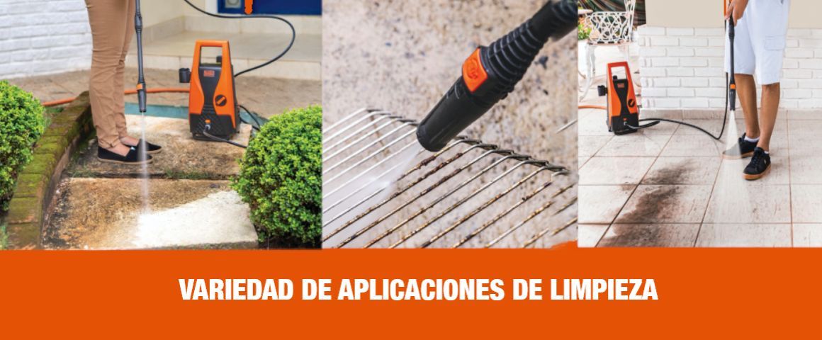 HIDROLAVADORA, LAVADO, CARRO, BICICLETA, 1600W, BLACK&DECKER,PW1450TD-B4