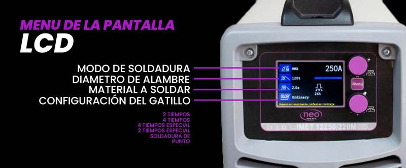 Soldadora pantalla LCD
