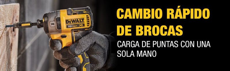ATORNILLADORES, ATORNILLADOR DE IMPACTO, INALMABRICO, 20V, SIN CARBONES, BRUSHLESS, DCF887D2,DEWALT