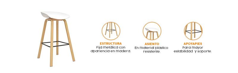 Banco Para Bar Misuri Fijo 
