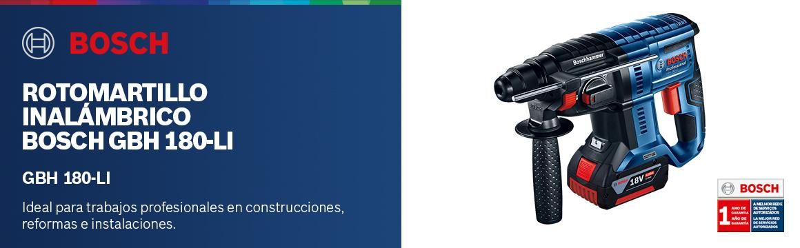 Martillo Perforador Inalámbrico Bosch GBH 180-LI