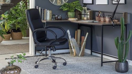 Silla de Oficina Respaldo Alto Ejecutiva Negra Michellin