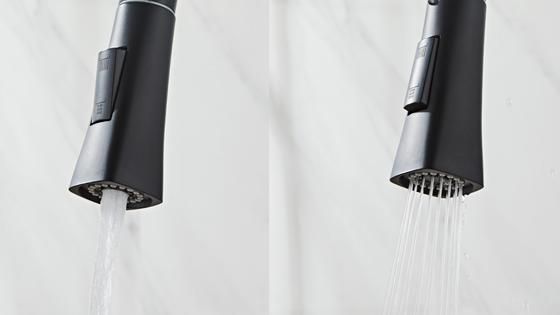 Cocina extensible negro mate