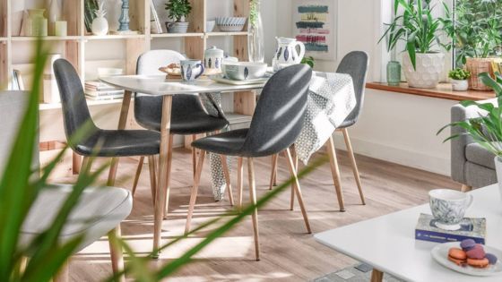 Juego de Comedor 4 Sillas Scarlett