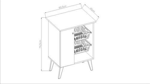 Cotada, dimensiones