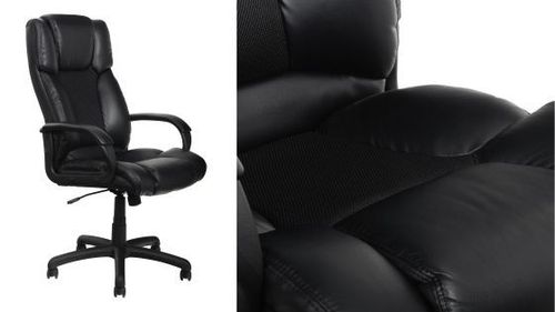 Silla de Oficina Giratoria Respaldo Alto Kurt Negra
