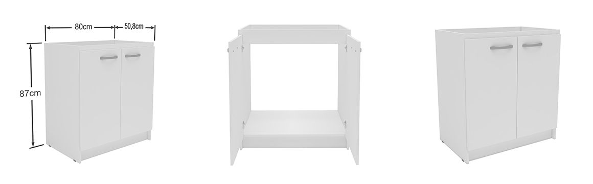 Kit Cocina Blanca Ditalia