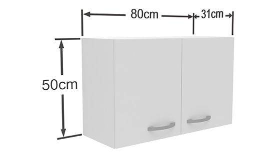 Mueble Mural Blanco Ditalia