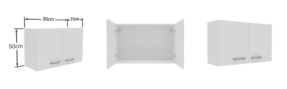 Mueble Mural Blanco Ditalia