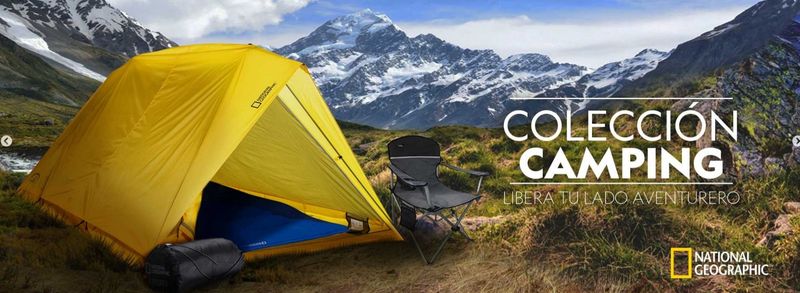Nat Geo, Carpa nat geo, natonal geographic, sleeping, camping, bolsa de dormir
