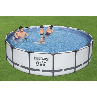 Piscina estructural redonda 457 x 107 cm 14614 L + accesorios
