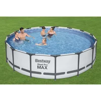 Piscina estructural redonda 457 x 107 cm 14.614 L con accesorios