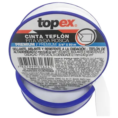 Cinta de tefl�n premium 3/4 x 50 m